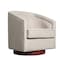 Flash Furniture Dean Club Style Commercial Barrel Accent Armchair Metal Base, Cream Fabric Upholstery BS-AC22-064-CRM-GG - alternate 9